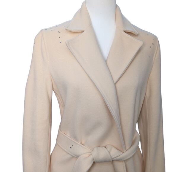 Ralph Lauren 100% Wool Coat with Austrian Crystal Raindrops - XS - Picture 6 of 12